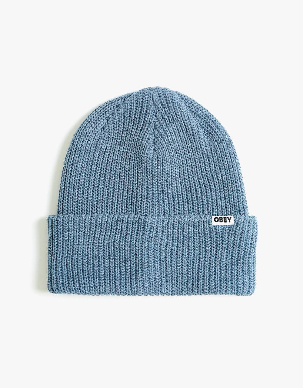 Obey Bold Organic Beanie  - Vintage Blue