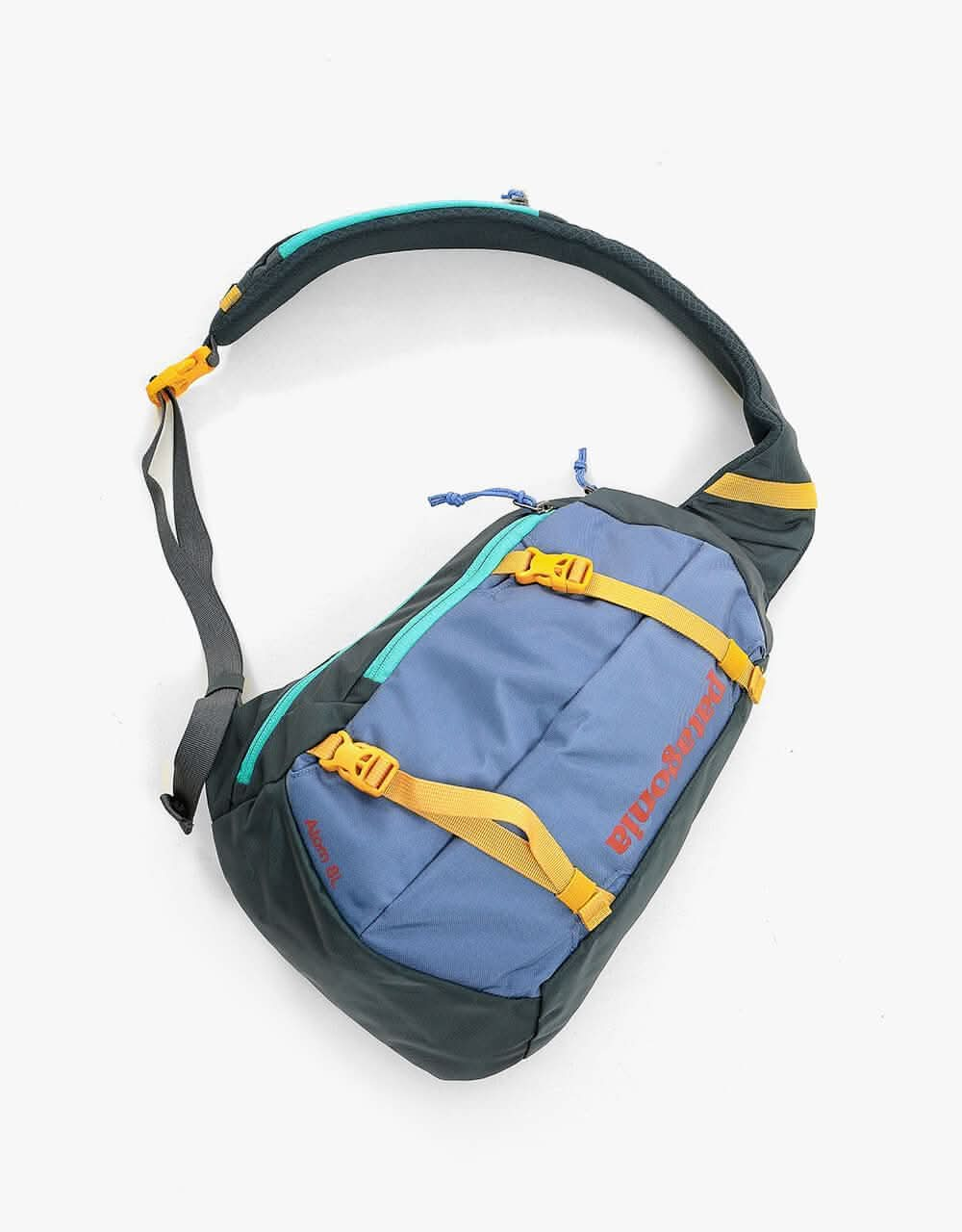 Patagonia Atom 8L Sling - Patchwork/Smolder Blue