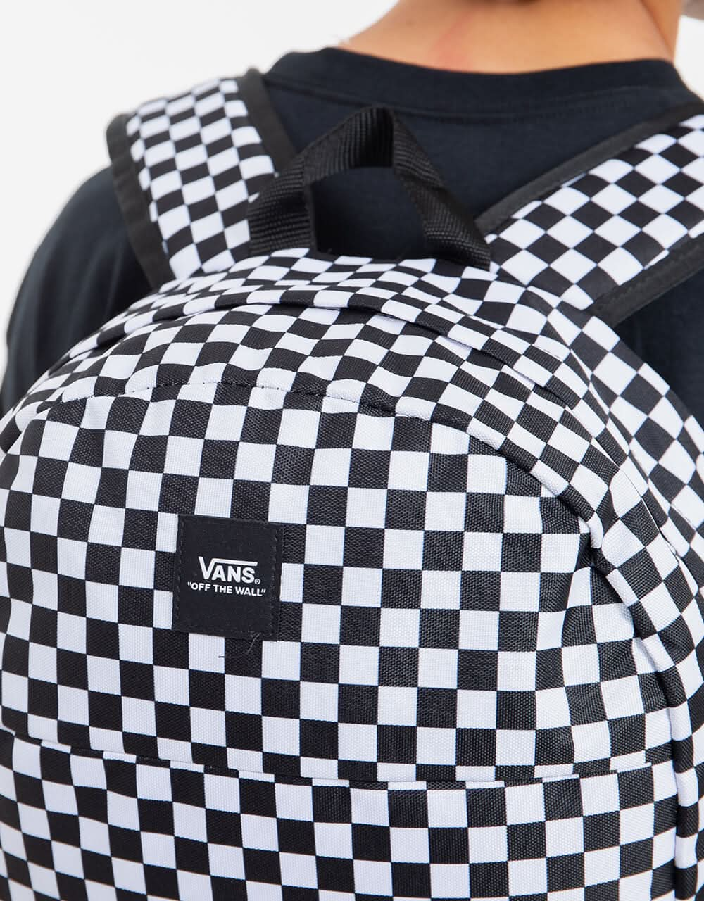 Vans Construct Skool Backpack - Black/White Check