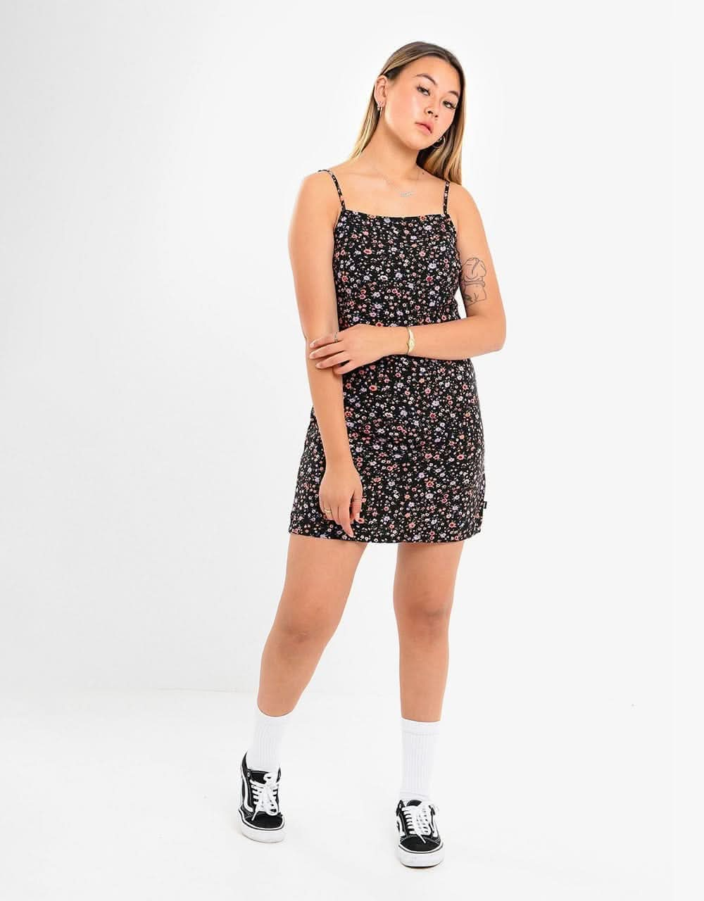 Vans Womens Covered Ditsy Woven Dress - Black