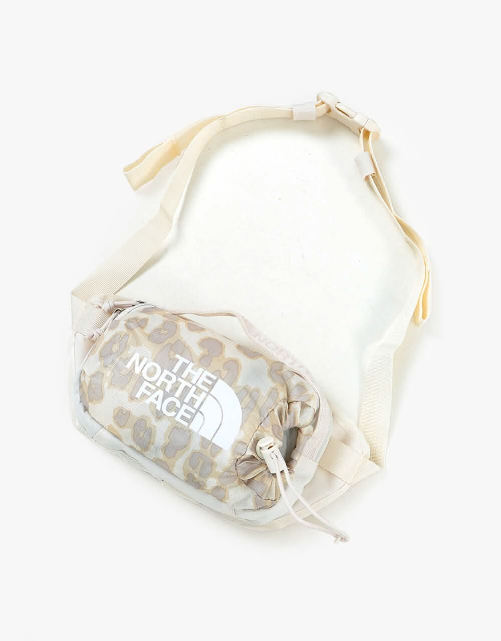 The North Face Bozer Hip Pack III Small Cross Body Bag - Silver Grey Leopard Print/Gardenia