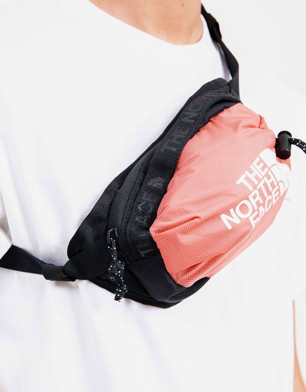 The North Face Bozer Hip Pack III Small Cross Body Bag - Faded Rose/TNF Black