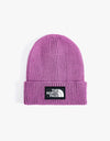 The North Face Box Logo Cuff Beanie   - Pikes Purple