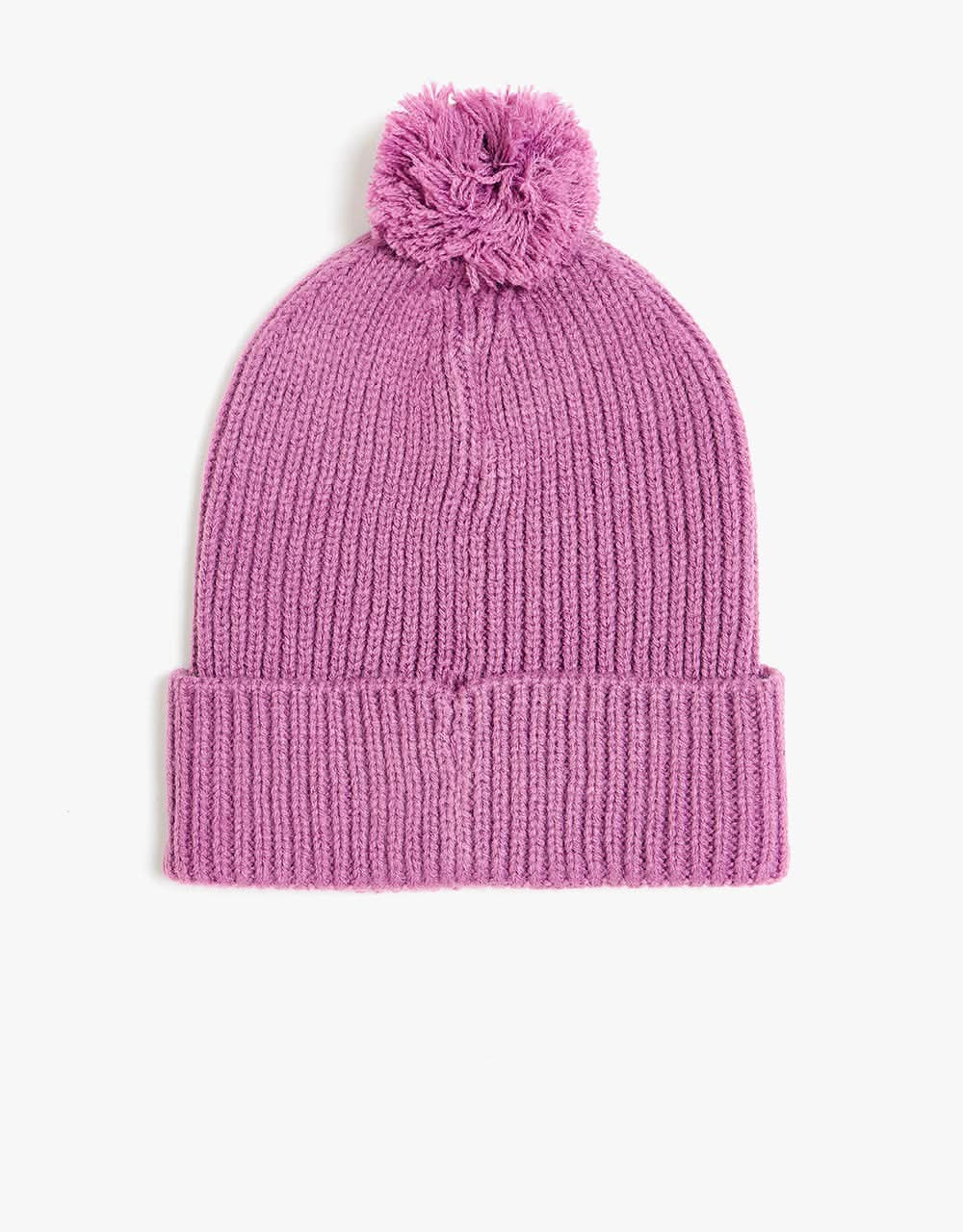 The North Face Box Logo Pom Beanie  - Pikes Purple