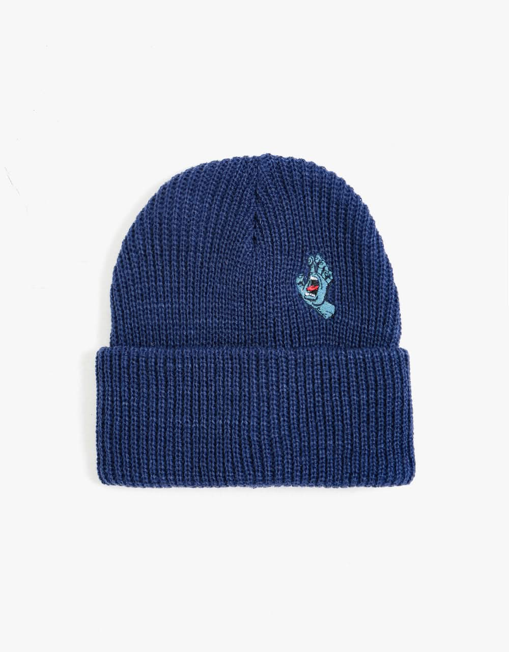 Santa Cruz Screaming Mini Hand Beanie - Dark Navy