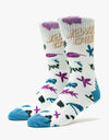 Santa Cruz Foliage Socks - White