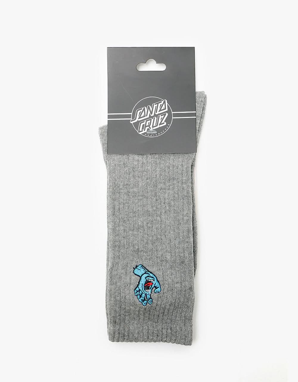 Santa Cruz Screaming Mini Hand Socks - Athletic Heather