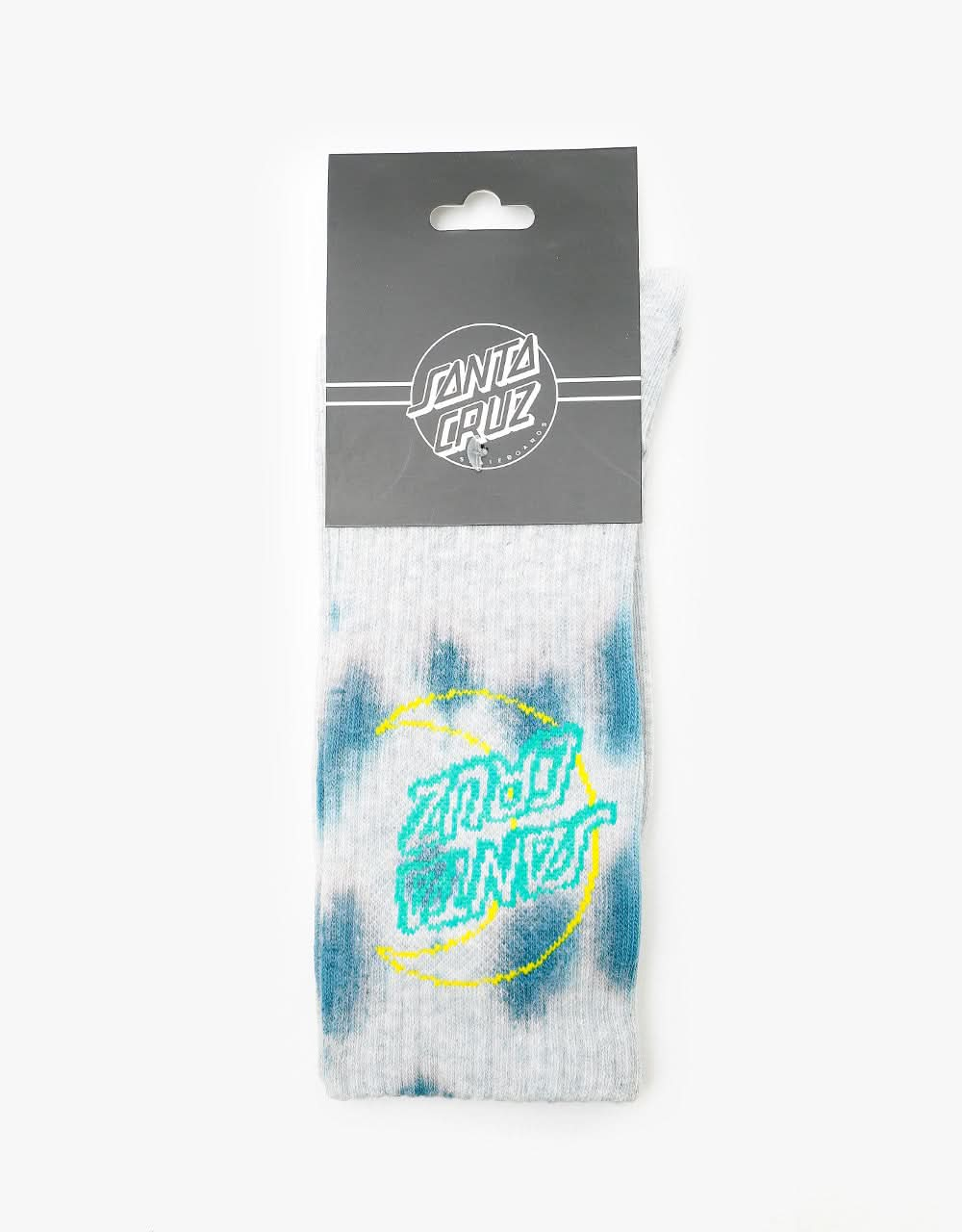 Santa Cruz Empty Moon Dot Socks - Heather Splash