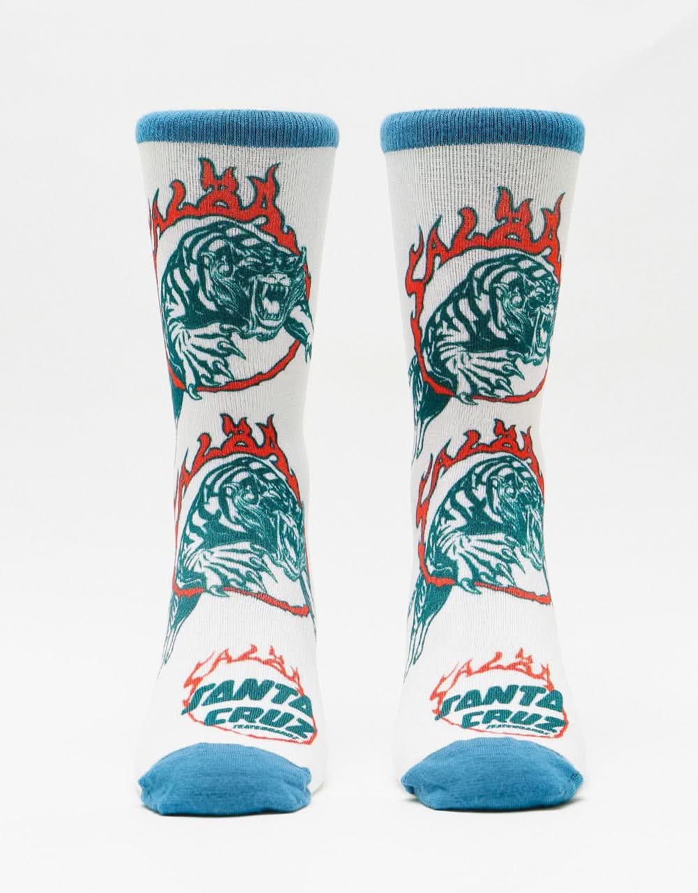 Santa Cruz Salba Tiger Club Socks - White