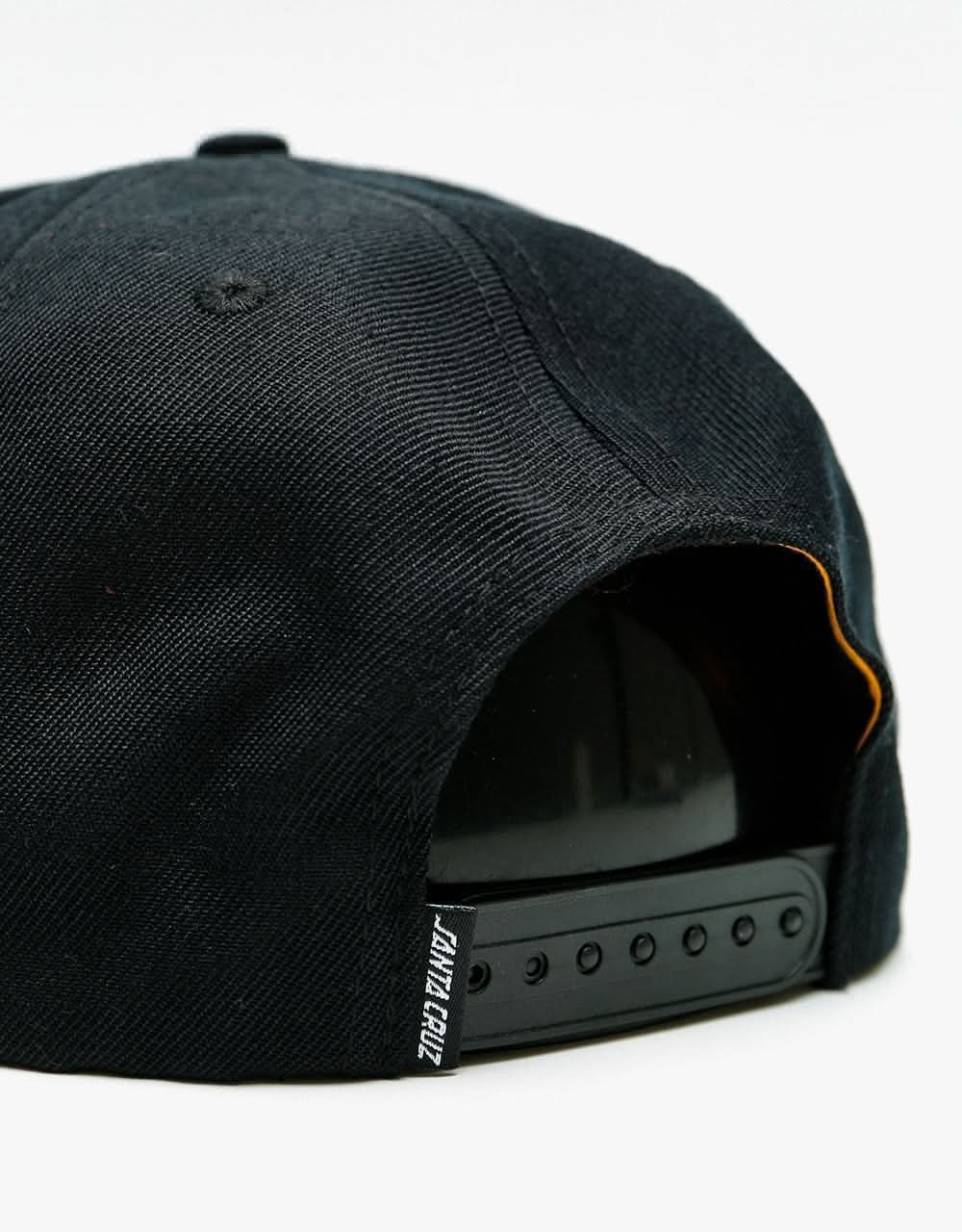 Santa Cruz Speed Wheels Skull Snapback - Black