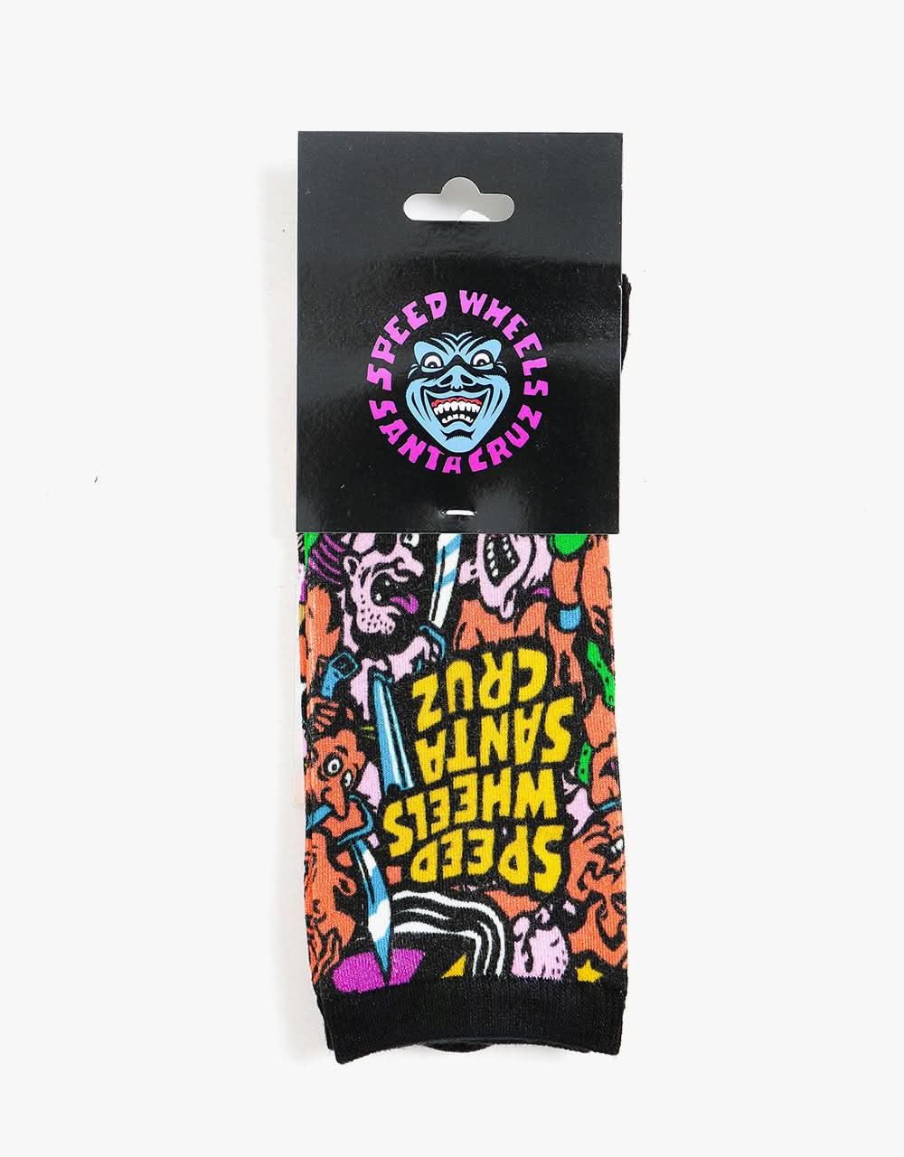 Santa Cruz Speed Wheels Bullet Riot Socks - Multi