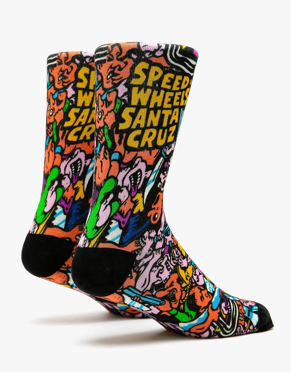 Santa Cruz Speed Wheels Bullet Riot Socks - Multi