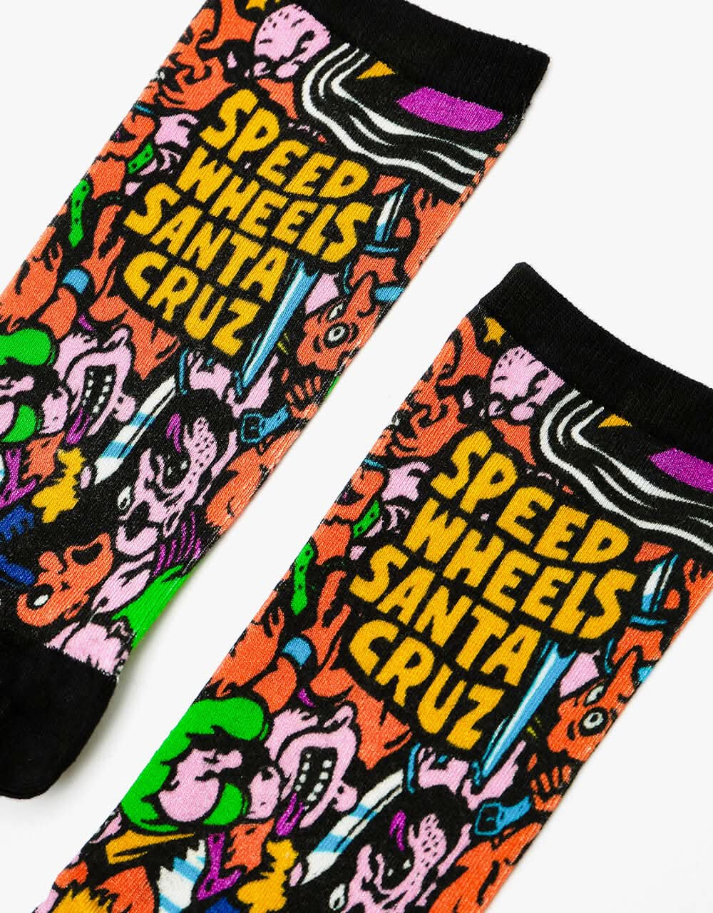 Santa Cruz Speed Wheels Bullet Riot Socks - Multi