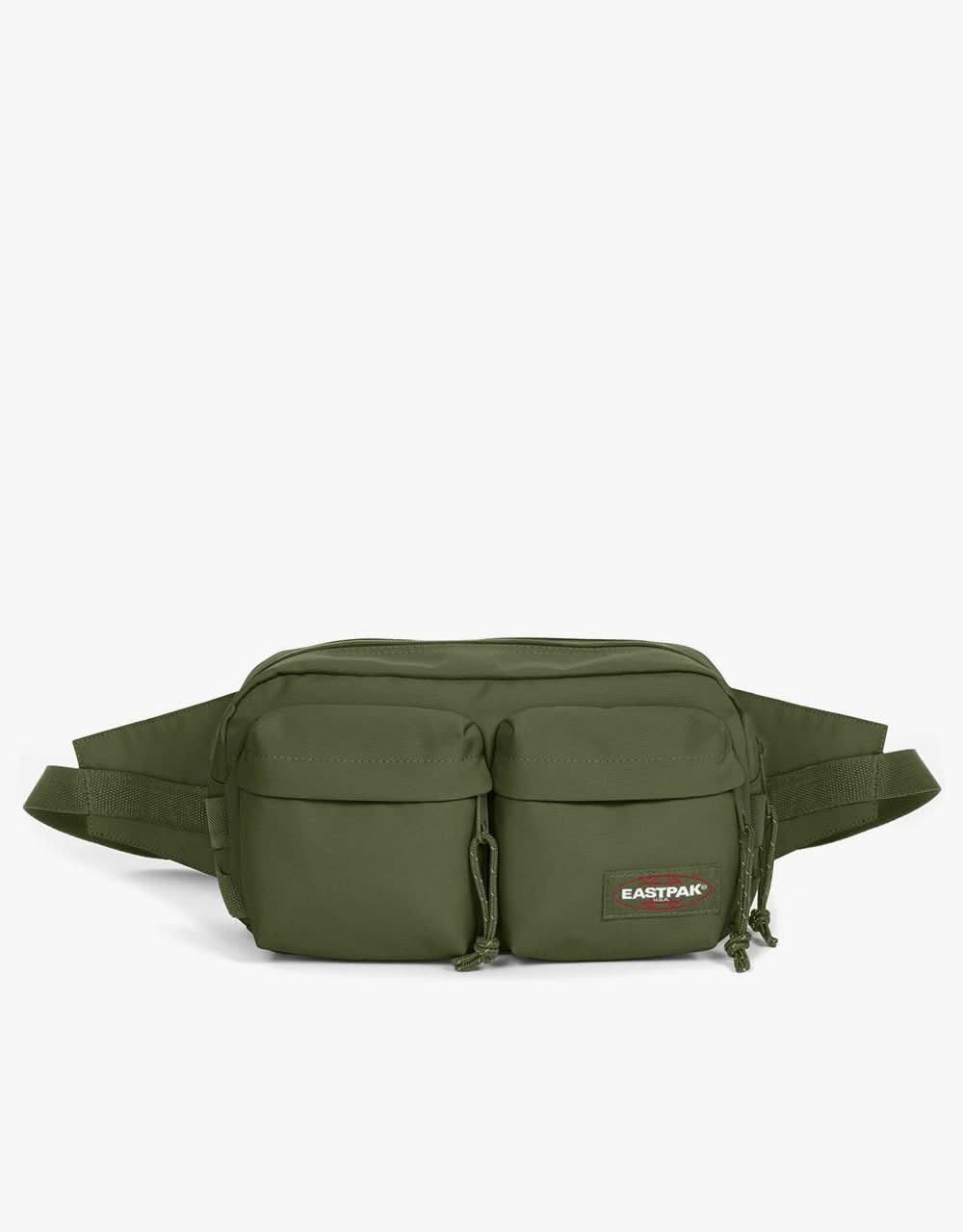 Eastpak Bumbag Double Cross Body Bag - Dark Grass