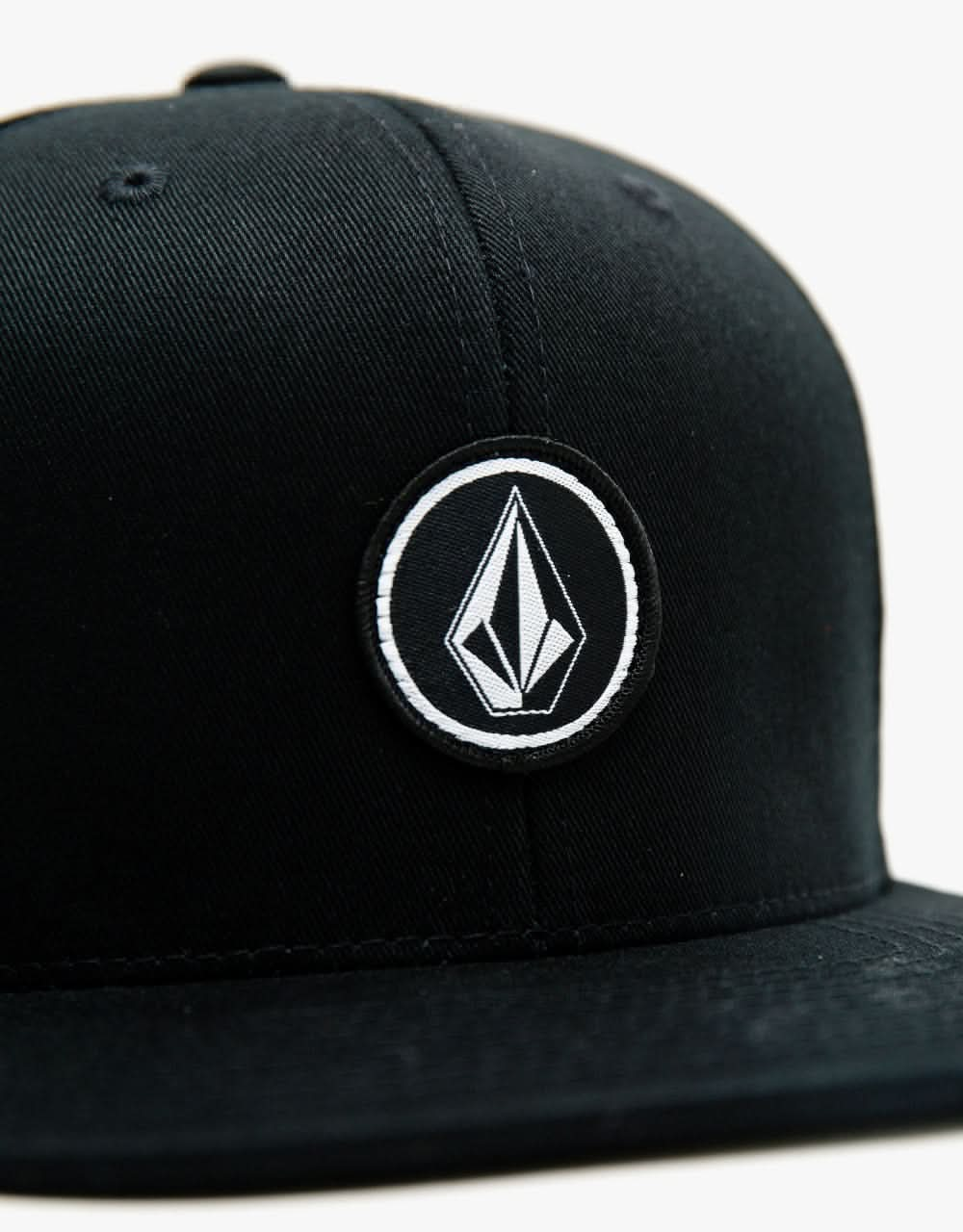 Volcom Quarter Twill Snapback Cap - Black