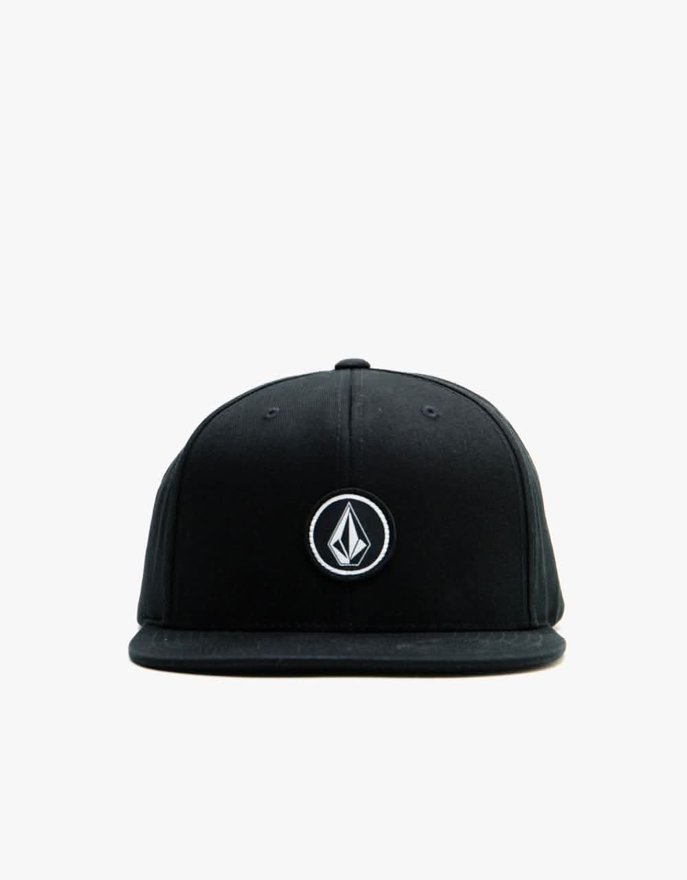 Volcom Quarter Twill Snapback Cap - Black