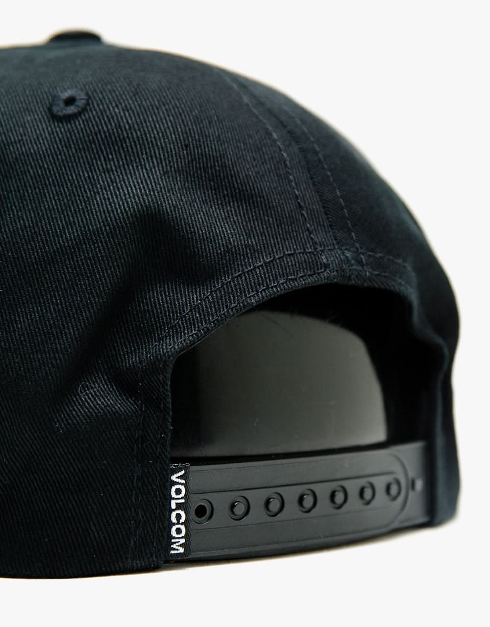 Volcom Quarter Twill Snapback Cap - Black