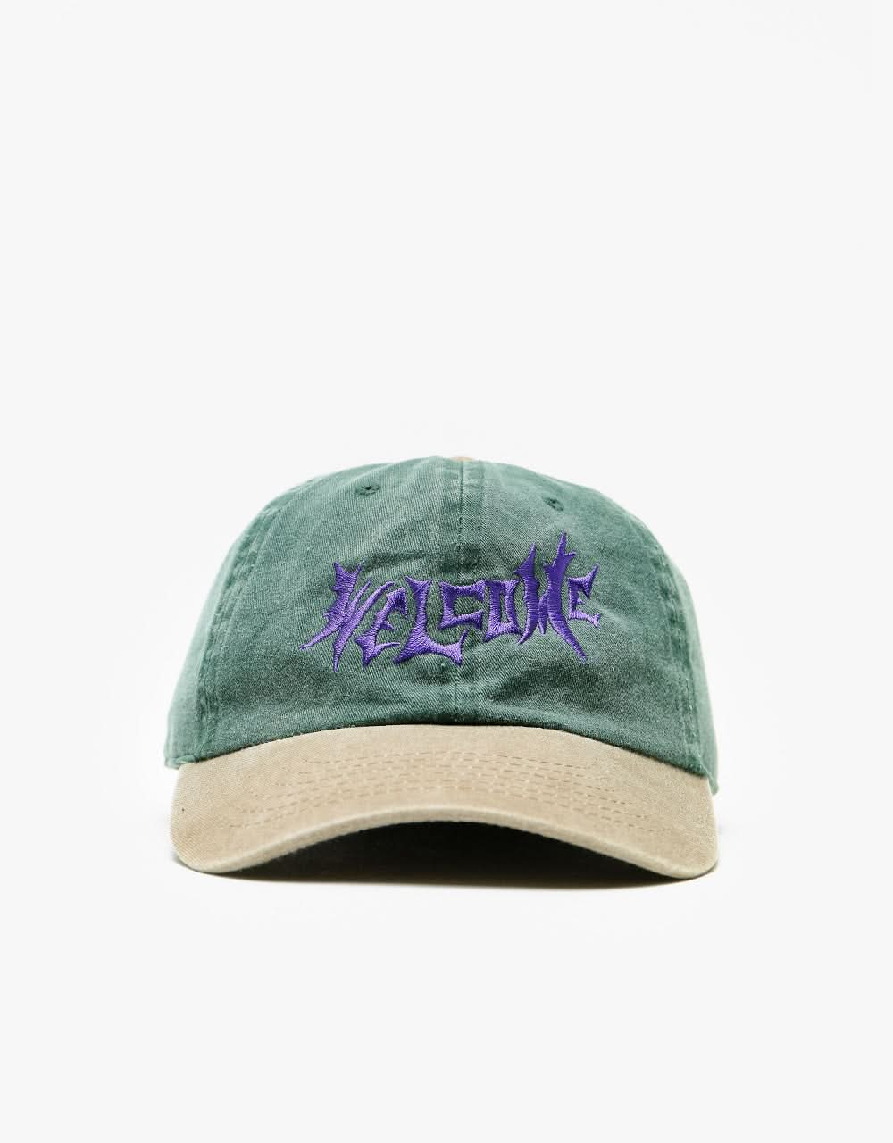 Welcome Chiroptera Stone-Washed Cap - Forest/Khaki