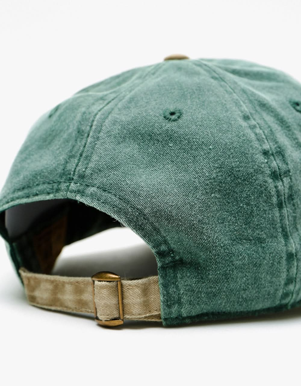 Welcome Chiroptera Stone-Washed Cap - Forest/Khaki