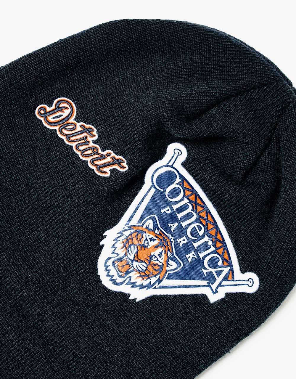 New Era MLB Detroit Tigers Multi Patch Cuff Beanie - Navy