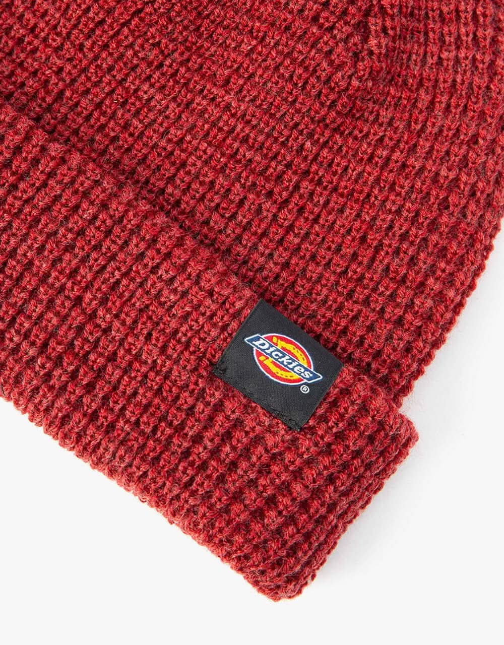 Dickies Woodworth Waffle Beanie  - Biking Red