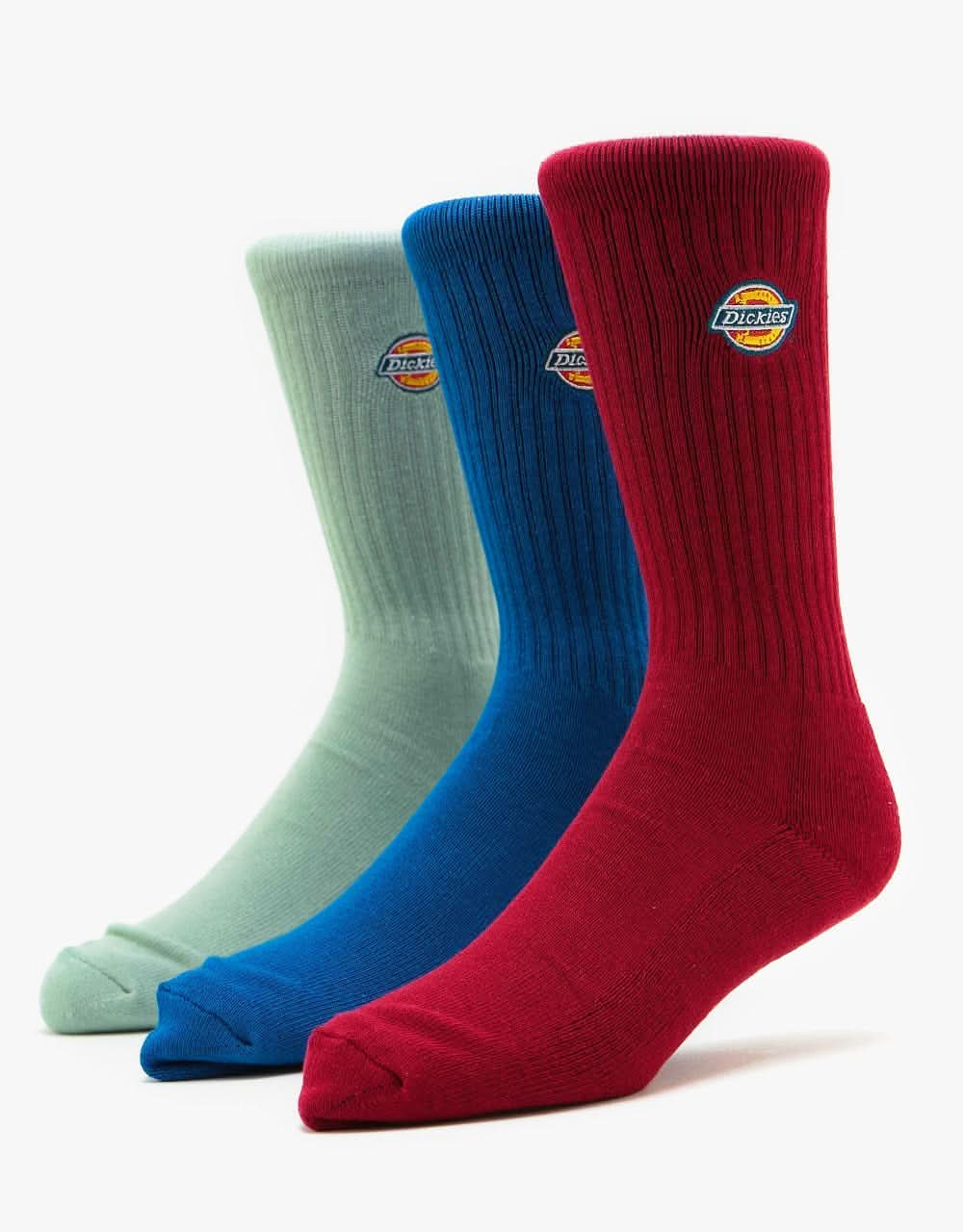 Dickies Valley Grove 3 Pack Socks - Biking Red