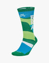 Nike SB Everyday Max Lightweight Crew Socks - White/Clover/White