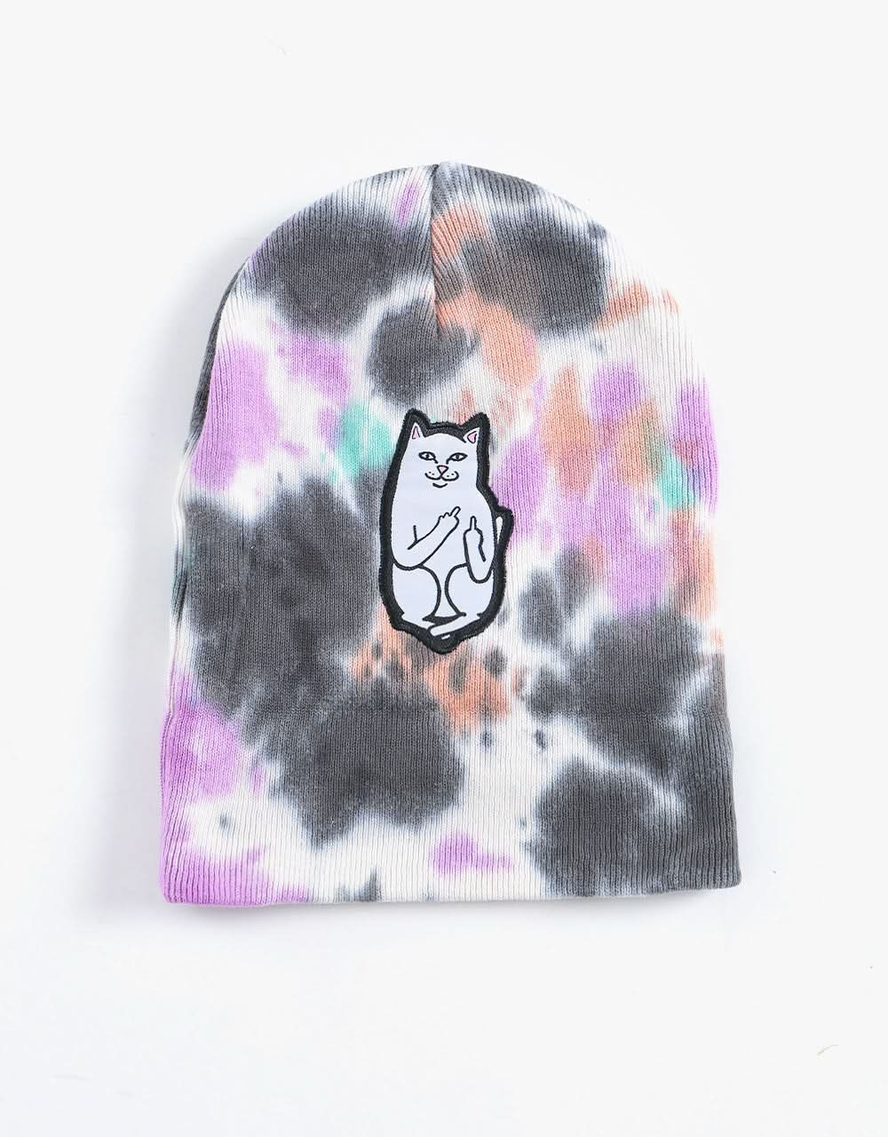 RIPNDIP Lord Nermal Beanie - Pink/Black/Blue/Pink Tie Dye