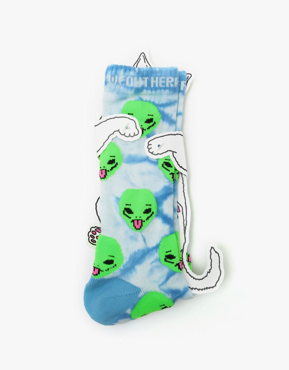 RIPNDIP We Out Here Socks - Aqua