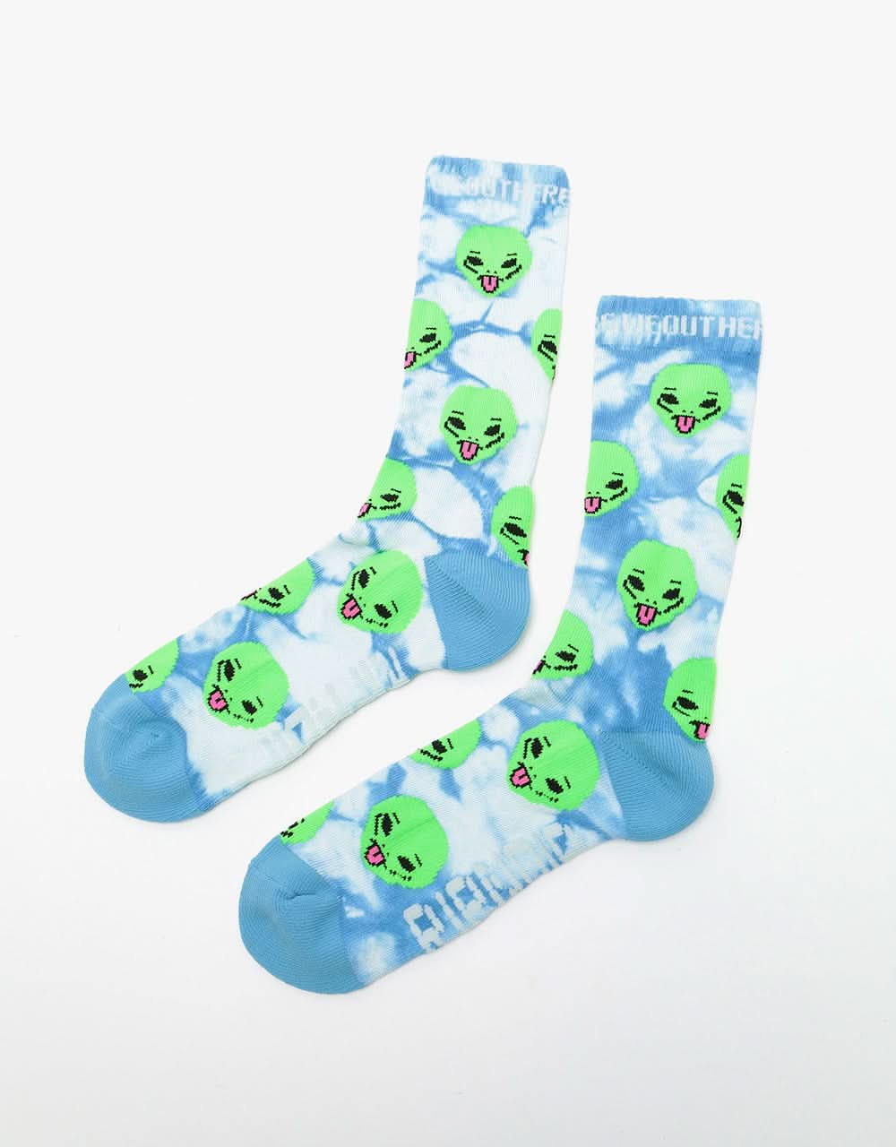 RIPNDIP We Out Here Socks - Aqua