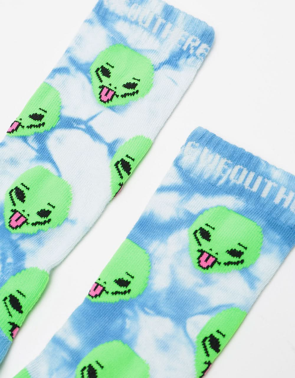 RIPNDIP We Out Here Socks - Aqua