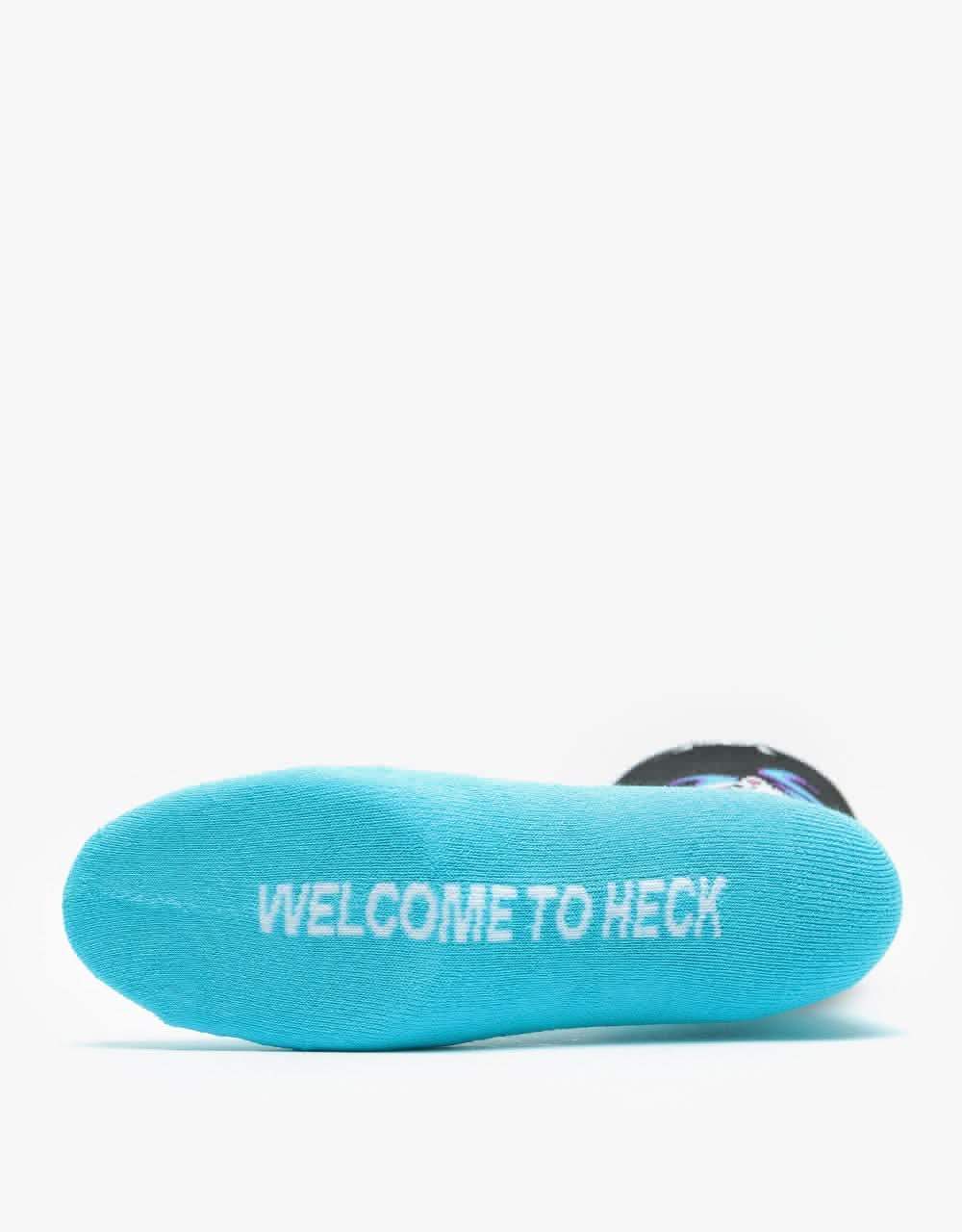 RIPNDIP Welcome To Heck Socks - Electric Blue