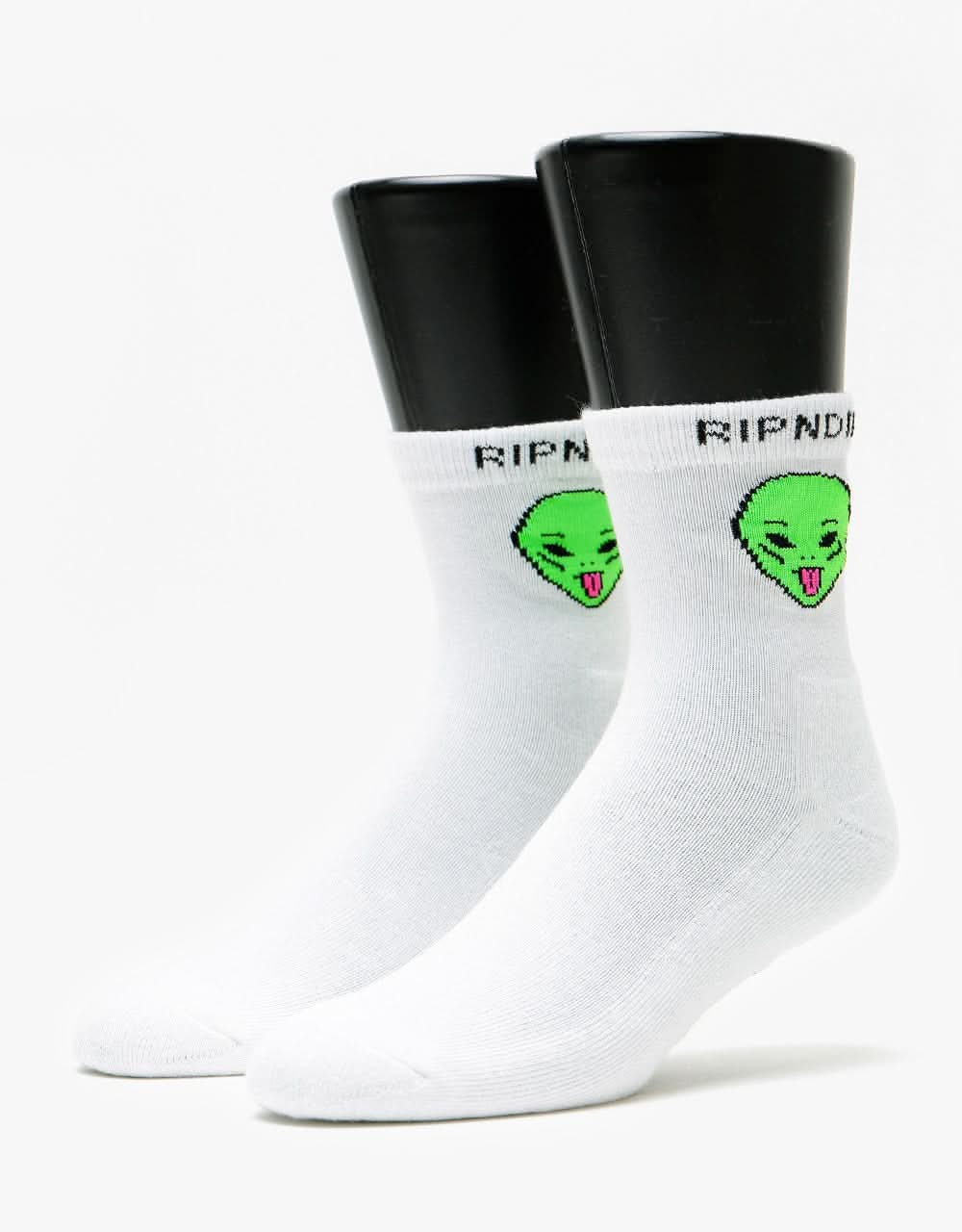 RIPNDIP We Out Here Mid Socks - White