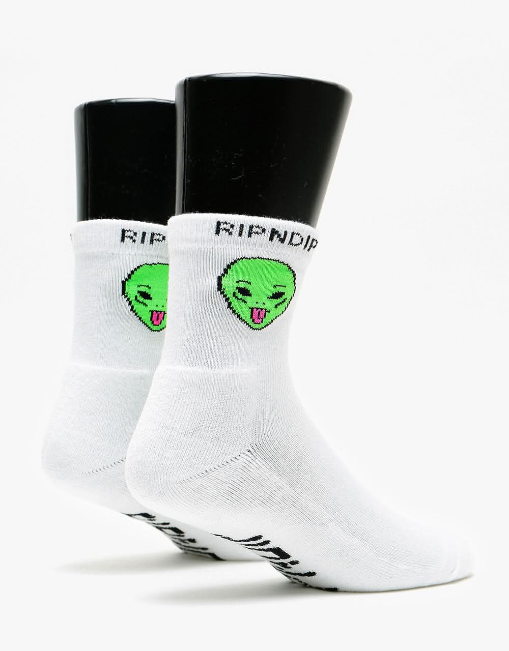 RIPNDIP We Out Here Mid Socks - White