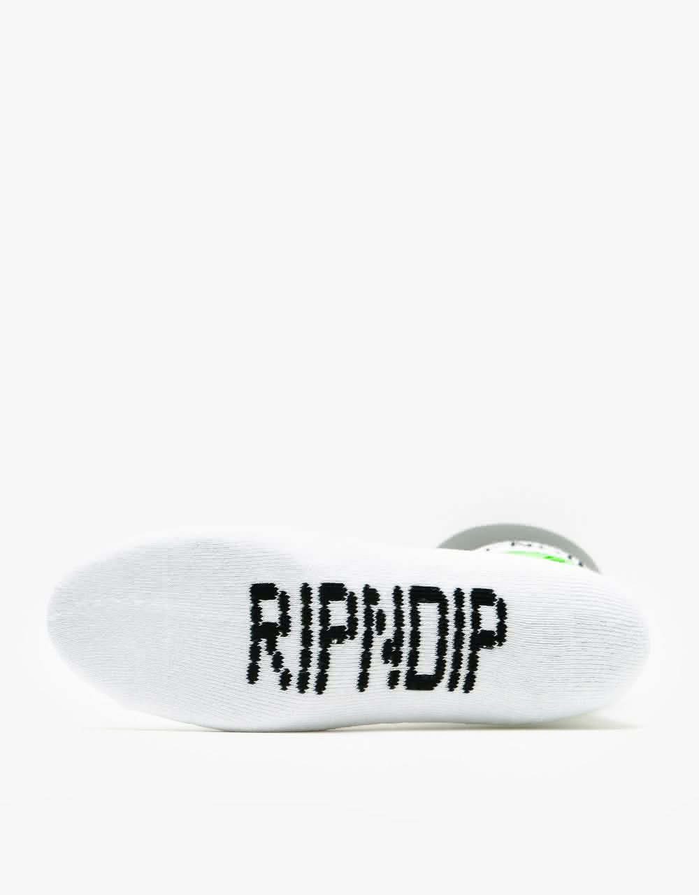 RIPNDIP We Out Here Mid Socks - White