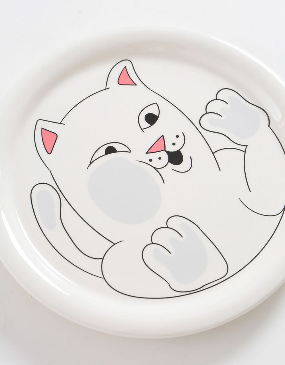 RIPNDIP Stuffed Again Ceramic Plate - White