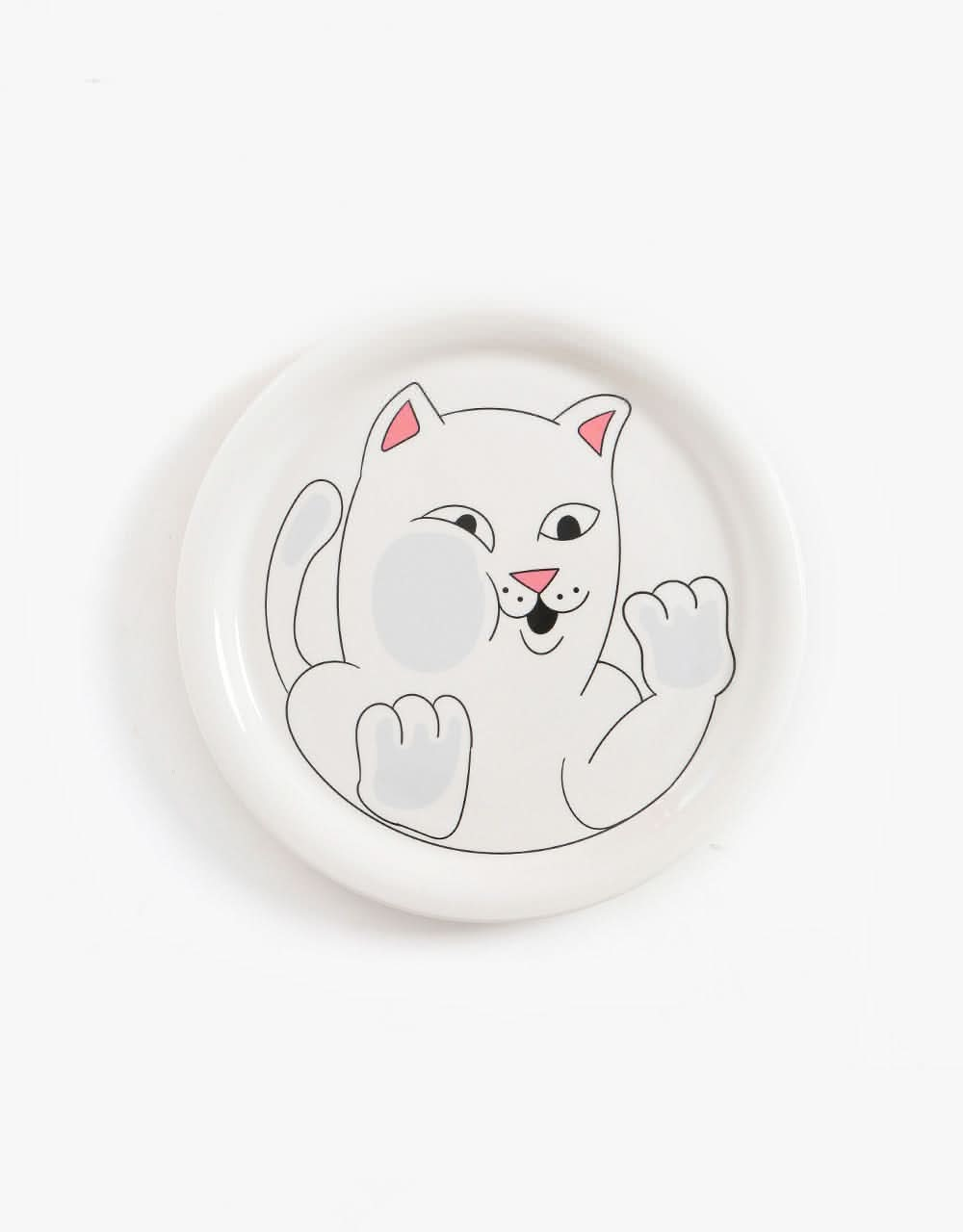 RIPNDIP Stuffed Again Ceramic Plate - White