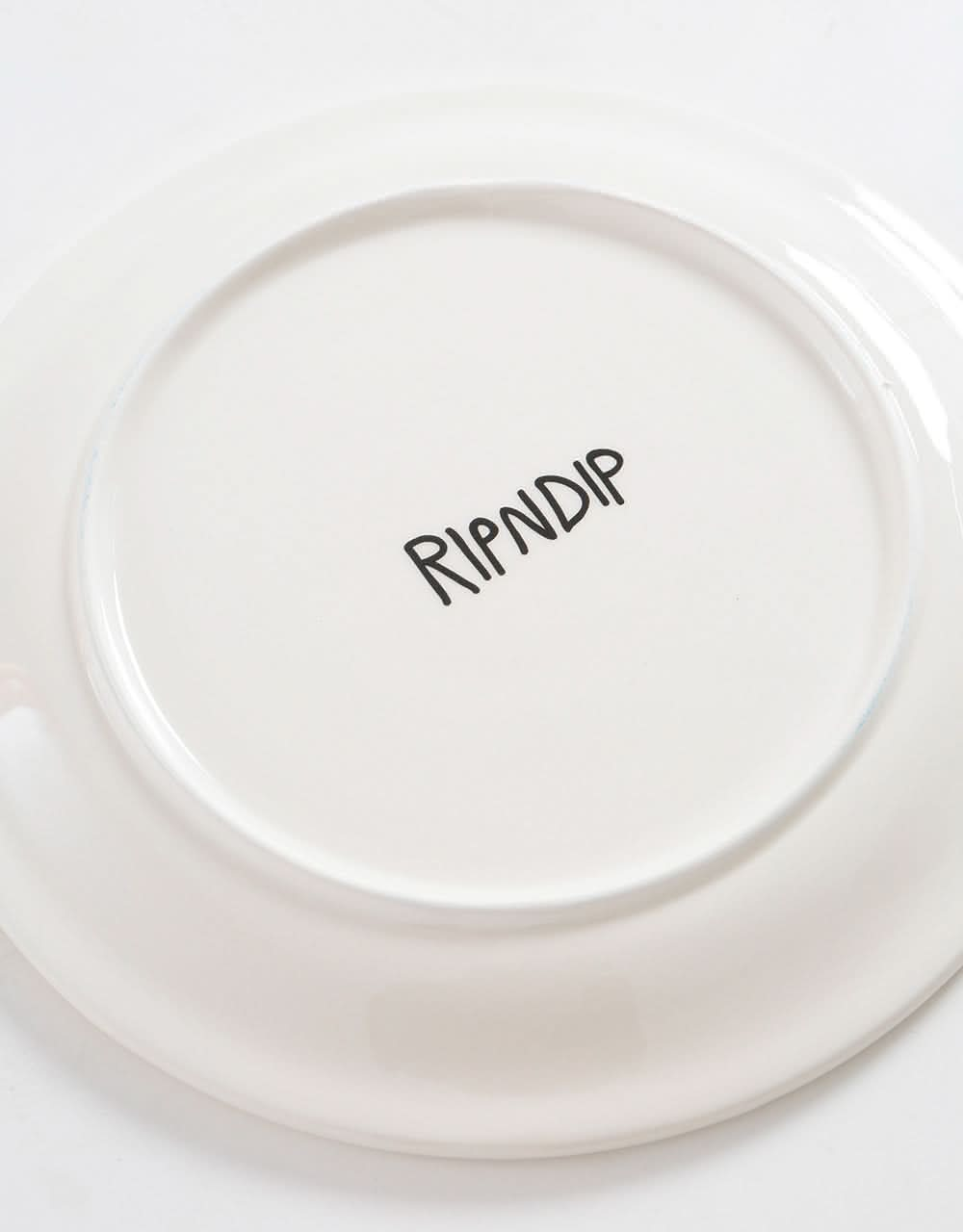 RIPNDIP Stuffed Again Ceramic Plate - White