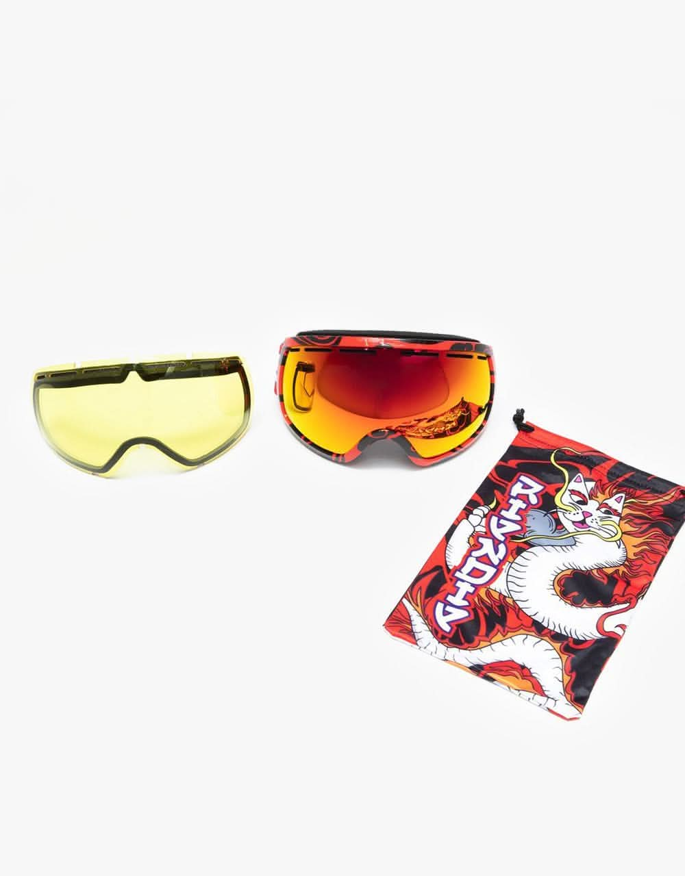 RIPNDIP Dragonerm Snow Goggles - Red