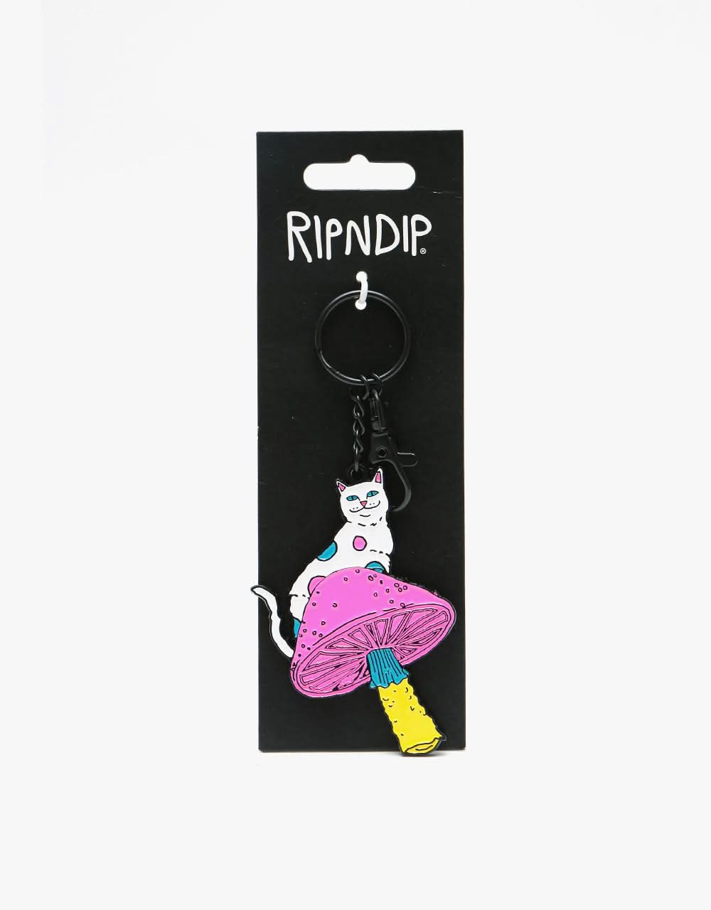 RIPNDIP Psychedelic Nerm Metal Keychain - Multi