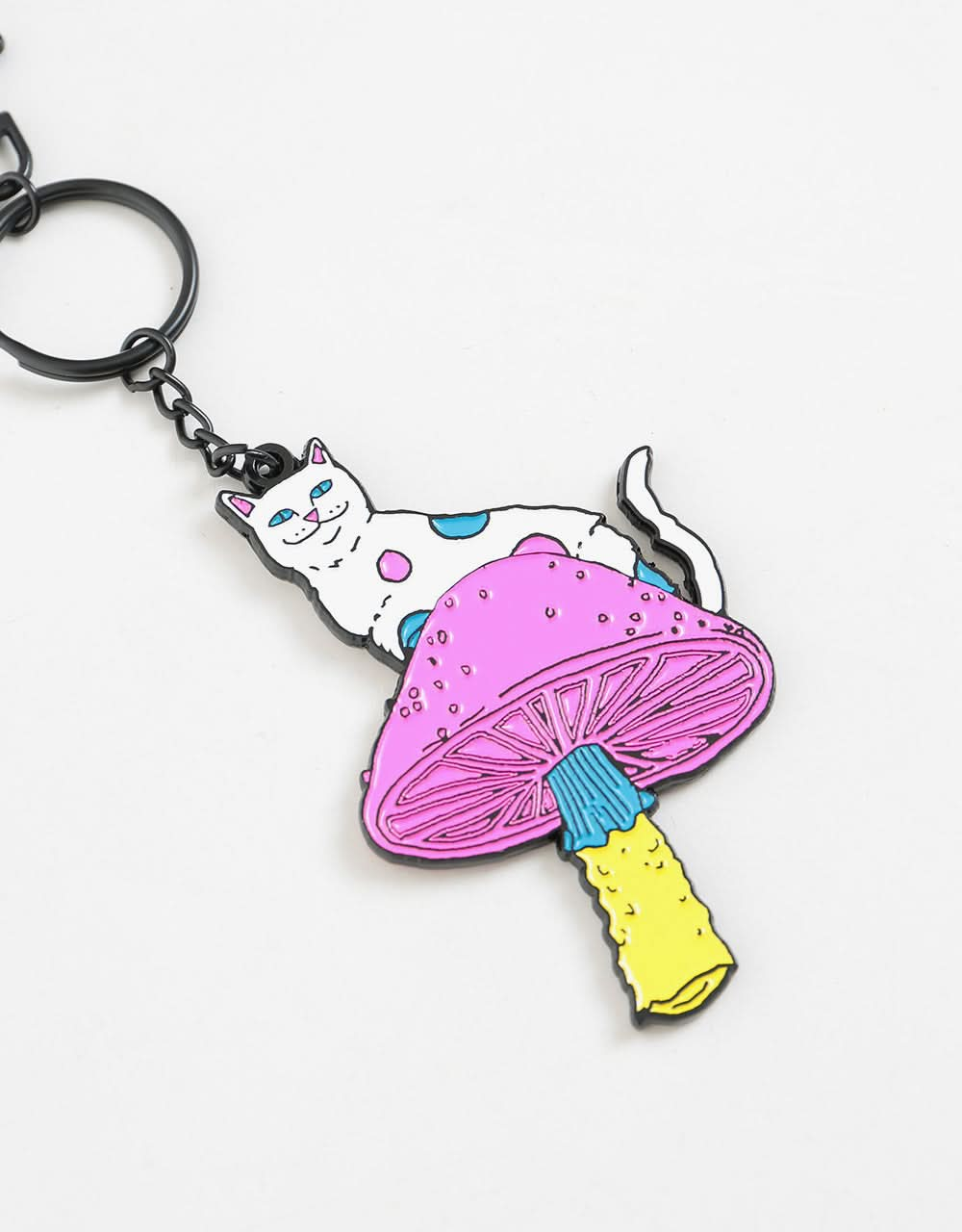 RIPNDIP Psychedelic Nerm Metal Keychain - Multi