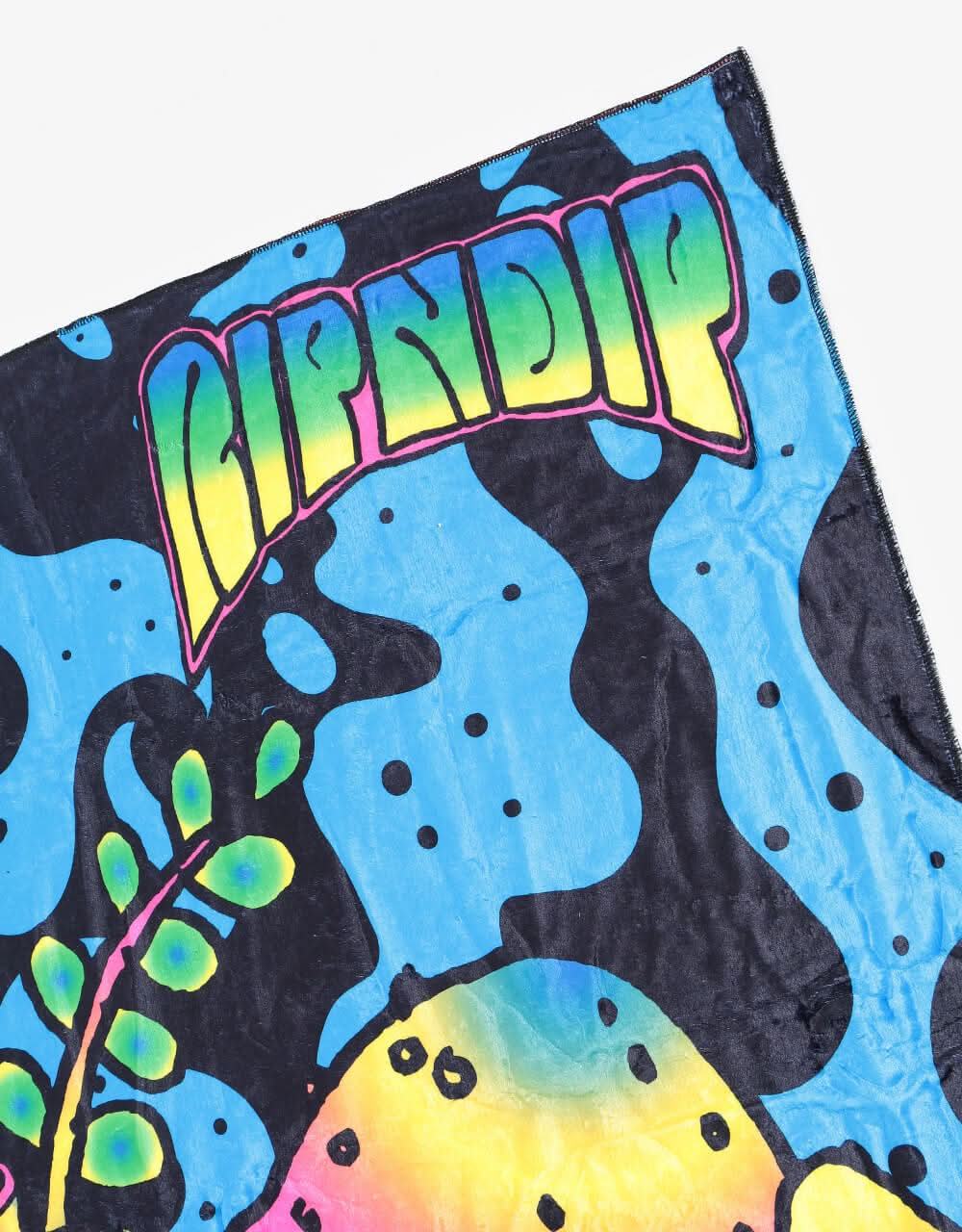 RIPNDIP Psychedelic Nerm Plush Blanket  - Blue