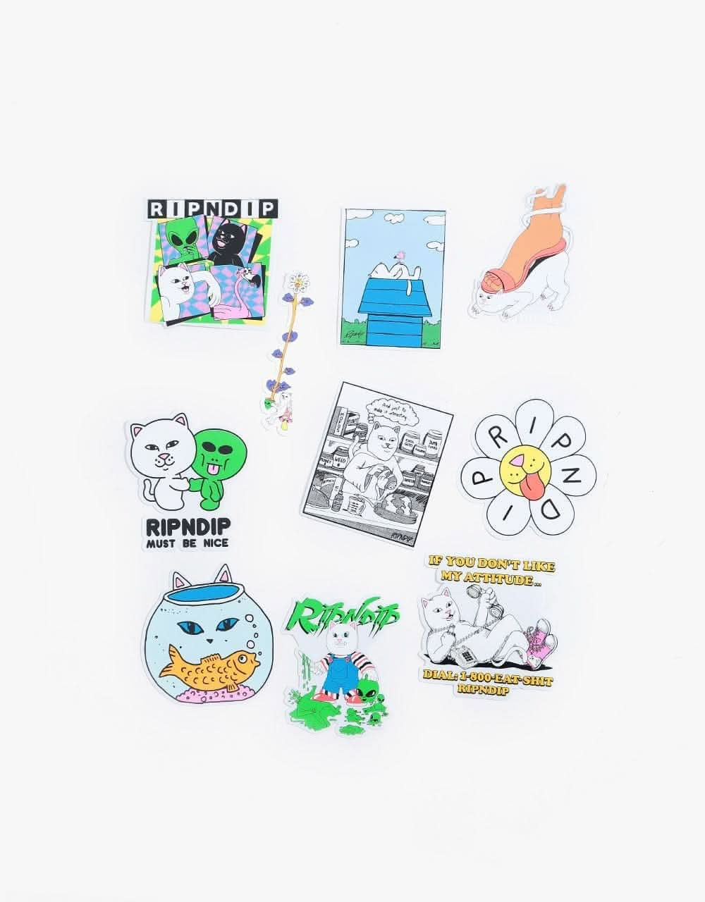 RIPNDIP Sid Sticker Pack - Multi