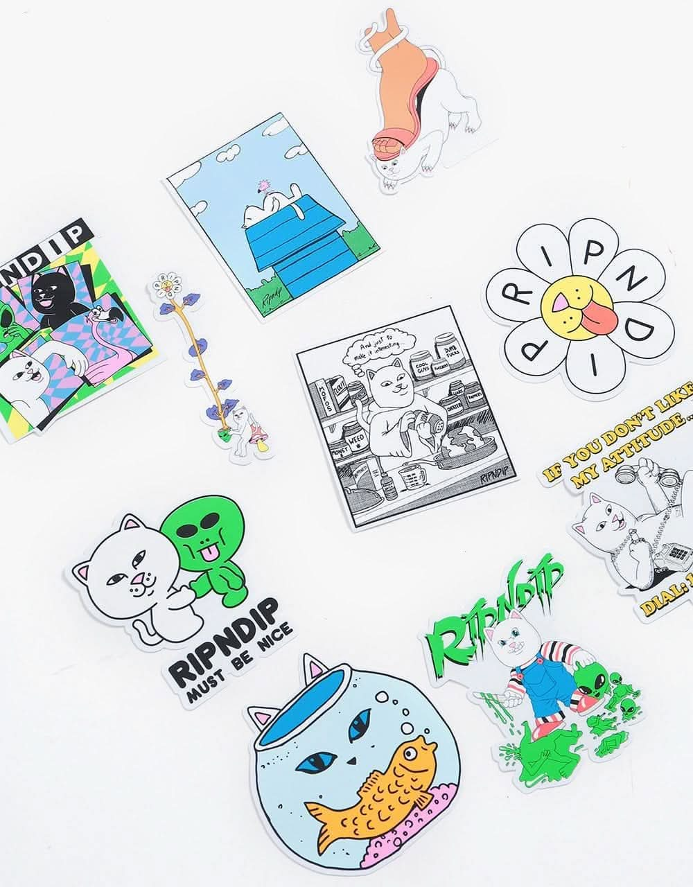 RIPNDIP Sid Sticker Pack - Multi