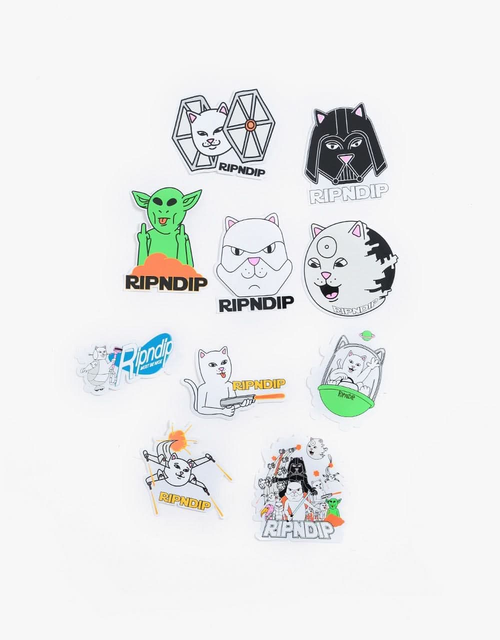 RIPNDIP Far Far Away Sticker Pack - Multi