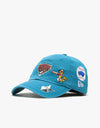 New Era 9Twenty Durham Bulls AOP Badge Casual Classic Cap - Blue