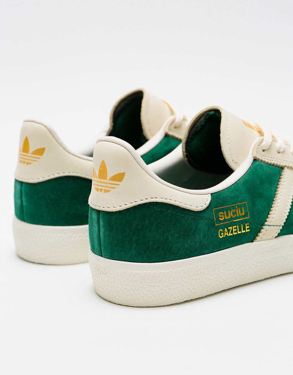 adidas Suciu Gazelle ADV Skate Shoes - Collegiate Green/Chalk White/Chalk