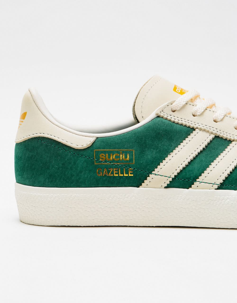 adidas Suciu Gazelle ADV Skate Shoes - Collegiate Green/Chalk White/Chalk