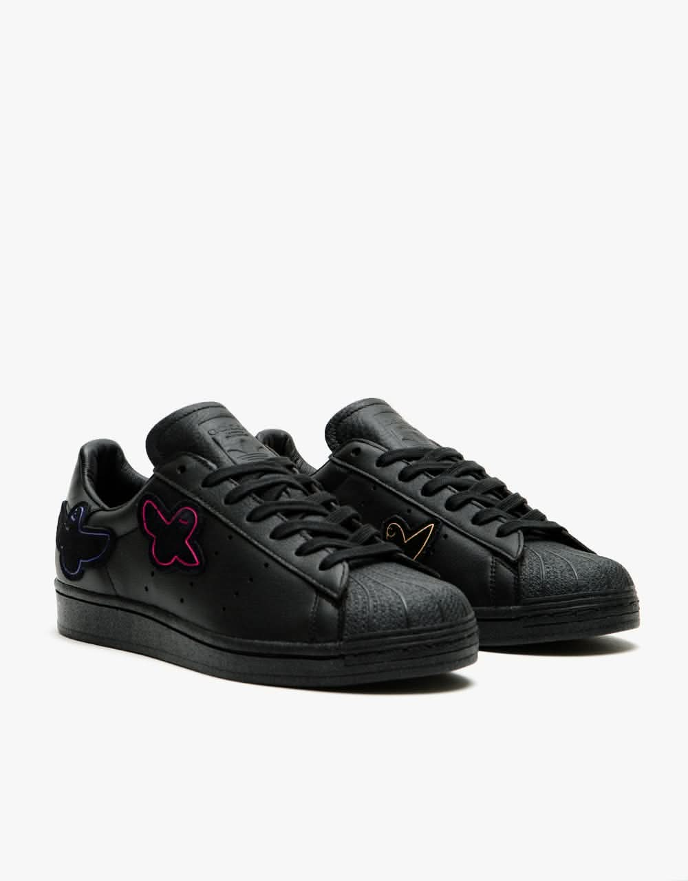 adidas x Gonz Superstar ADV Skate Shoes - Core Black/Core Black/Core Black