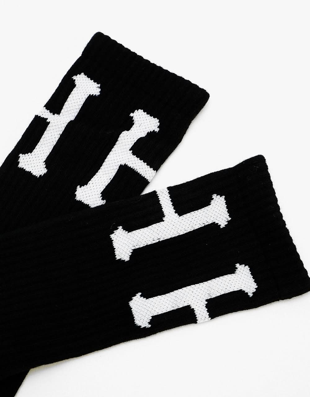 HUF Classic H Socks - Black/White